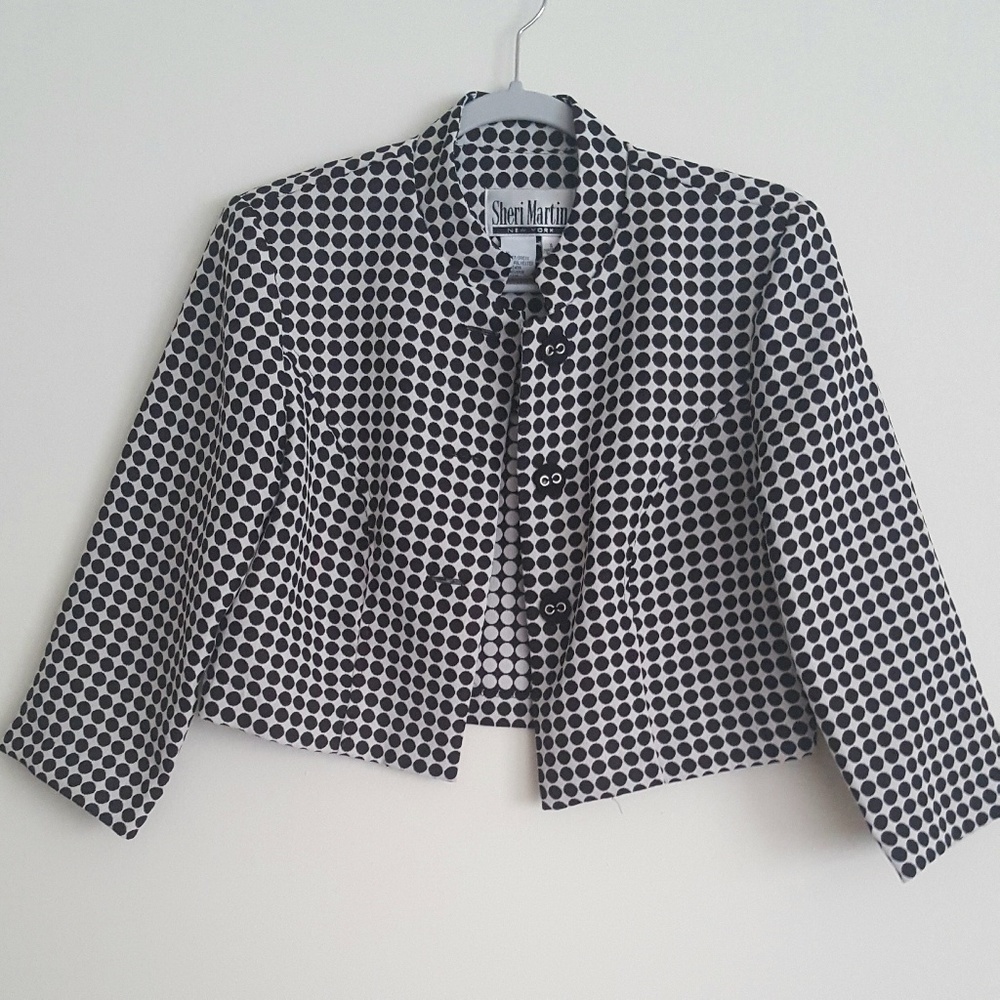 Sheri Martin Polka Dot Jacket